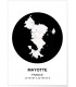 Affiche Carte Mayotte