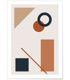 Affiche Abstract Figures 2