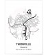 Affiche Carte Thionville