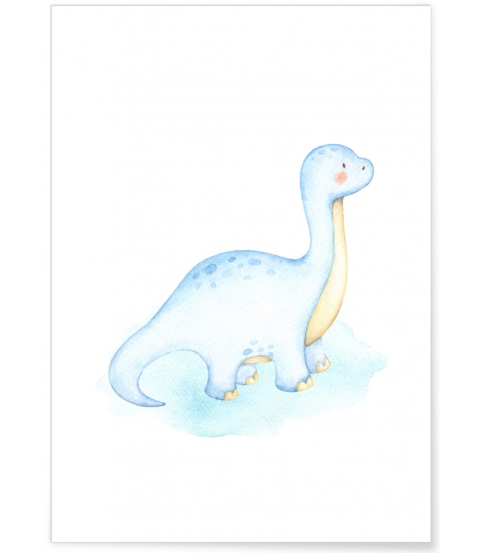 Affiche Enfant Diplodocus