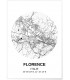 Affiche Carte Florence