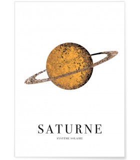 Affiche Saturne