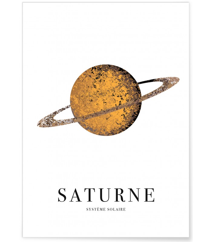 Affiche Saturne