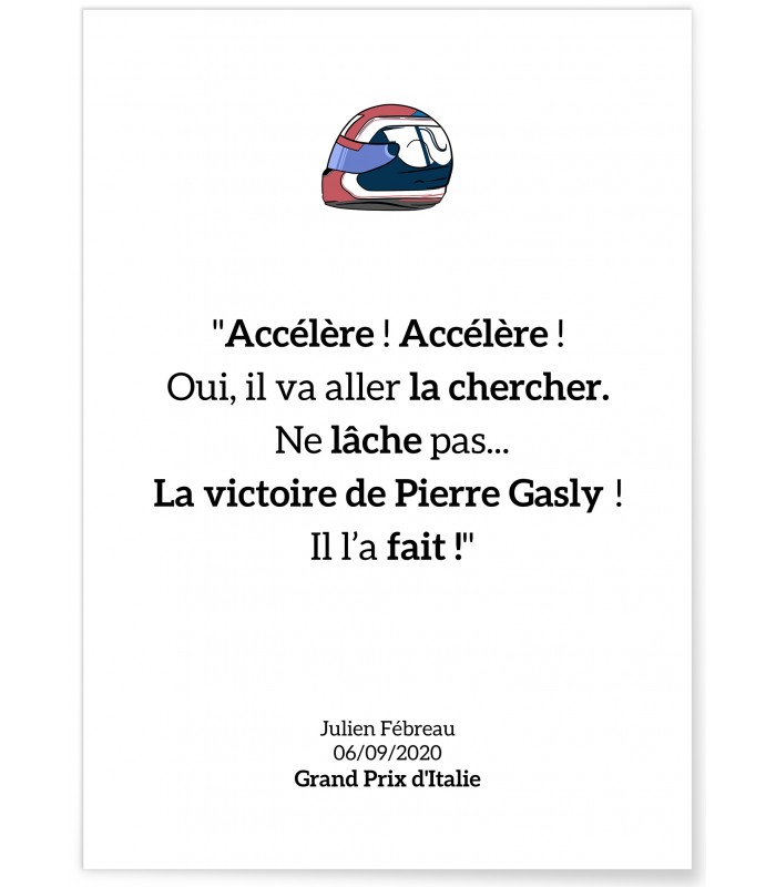 Affiche "Accélère, accélère !"