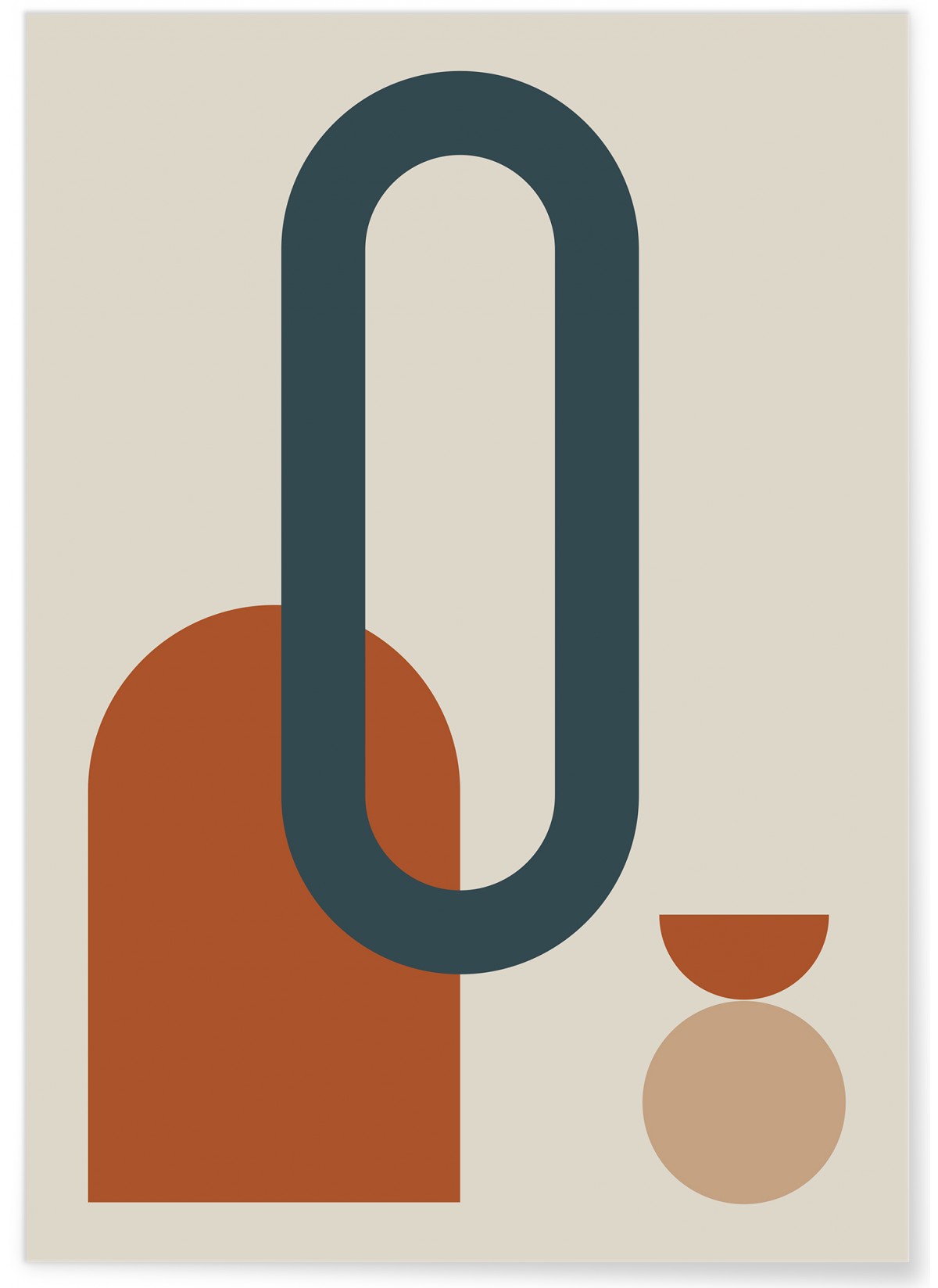 Affiche Abstract Figures 6