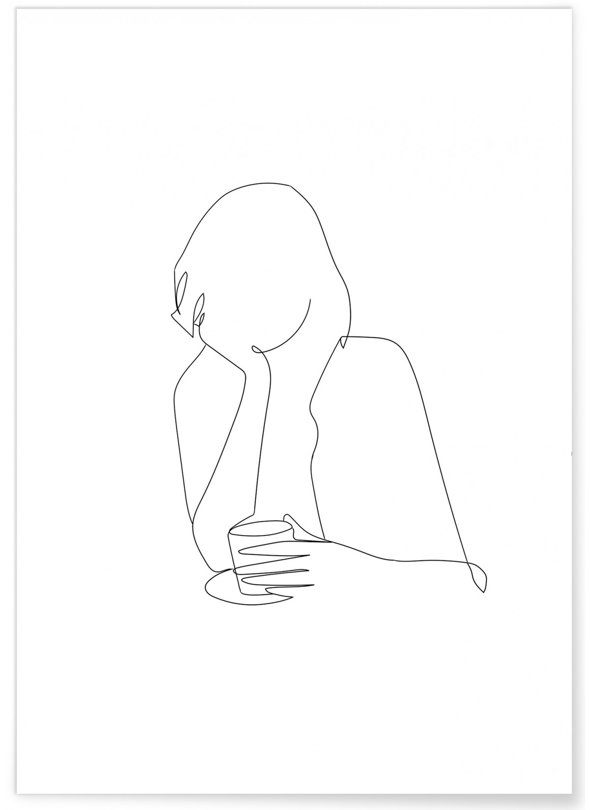 Affiche Line Art Women 8