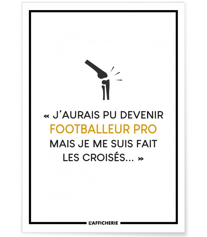 Affiche "J'aurais pu devenir..."