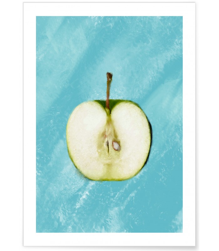 Affiche Peinture Pomme