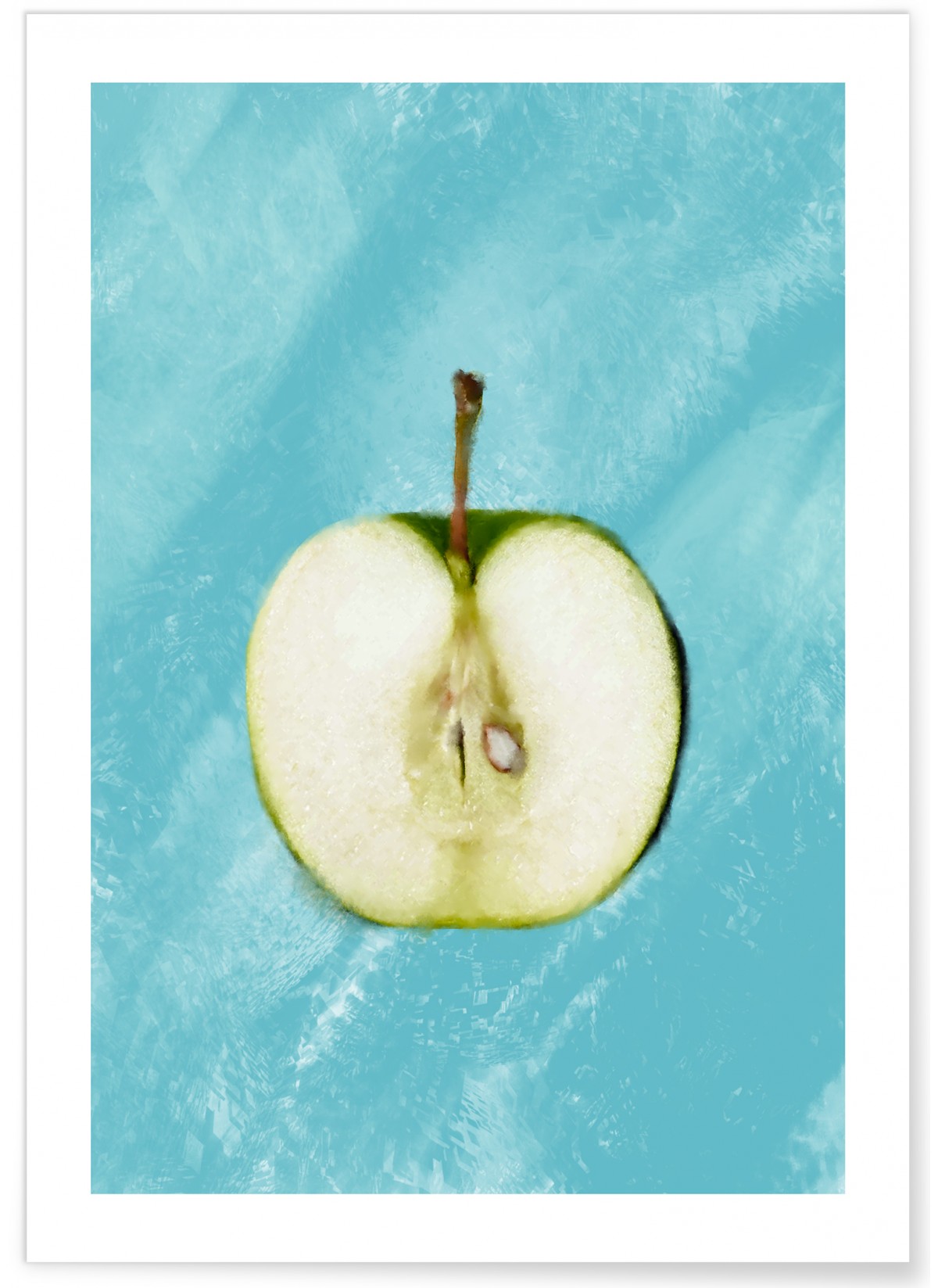 Affiche Peinture Pomme