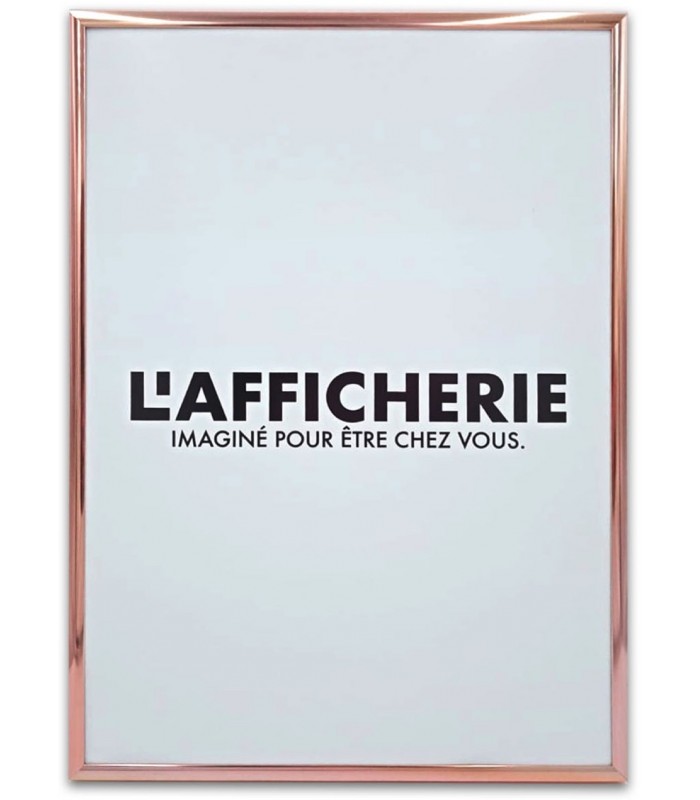 Cadre Poster Aluminium Cuivre, pour affiches décoratives |  L’Afficherie