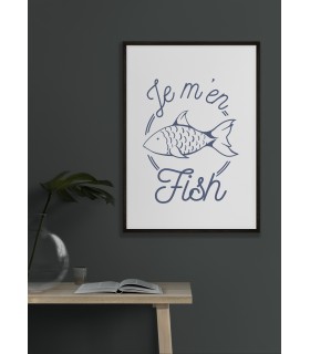 Affiche "Je m'en fish"