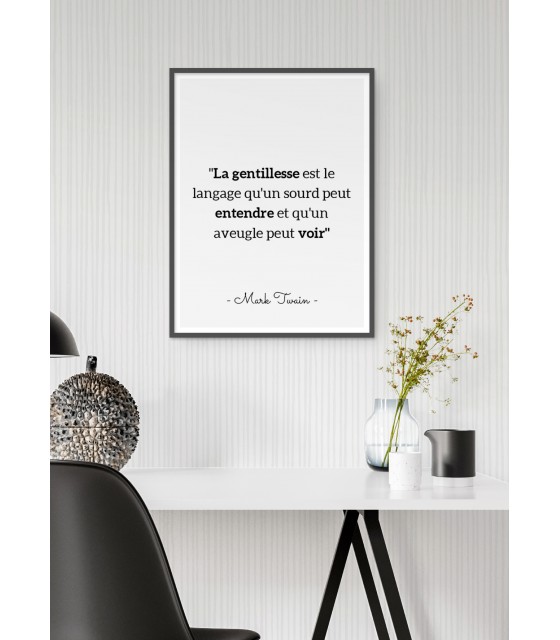 Affiches Et Posters Citation, Afficher Un Message Comme Décoration | L ...