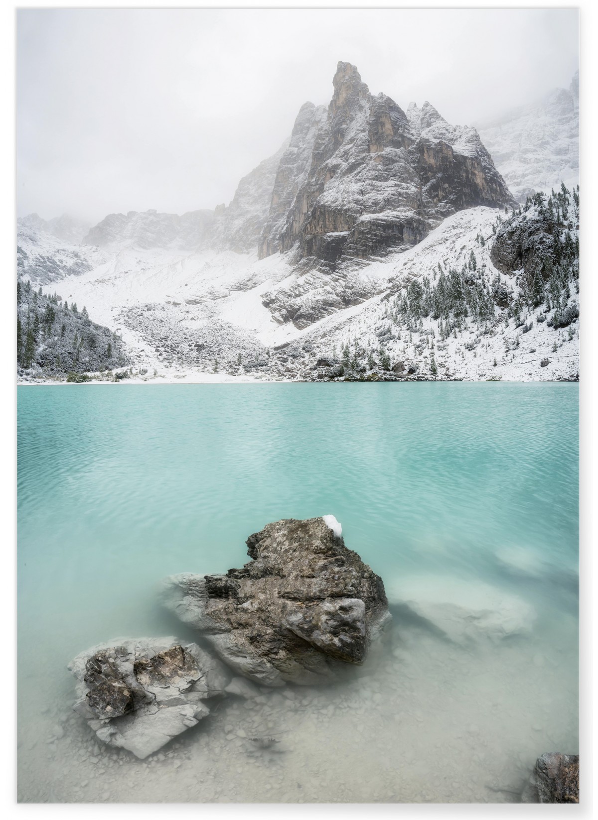 Affiche Nature Winter Lake