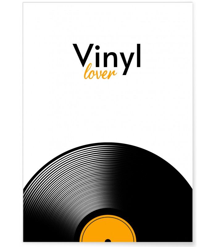 Affiche Vinyl Lover