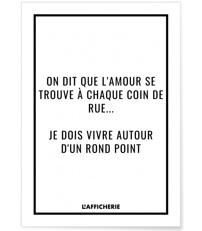 Affiche "On dit que l'amour..."