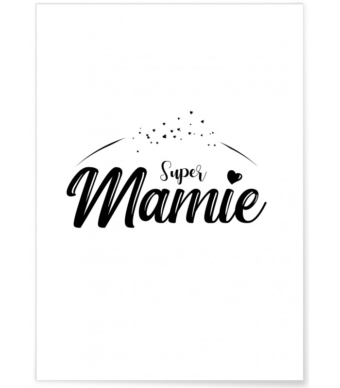 Affiche Super mamie