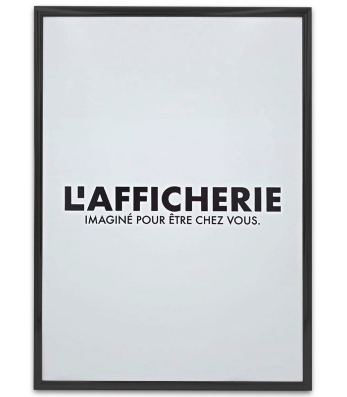 Cadre Poster Aluminium Noir, pour affiches décoratives |  L’Afficherie