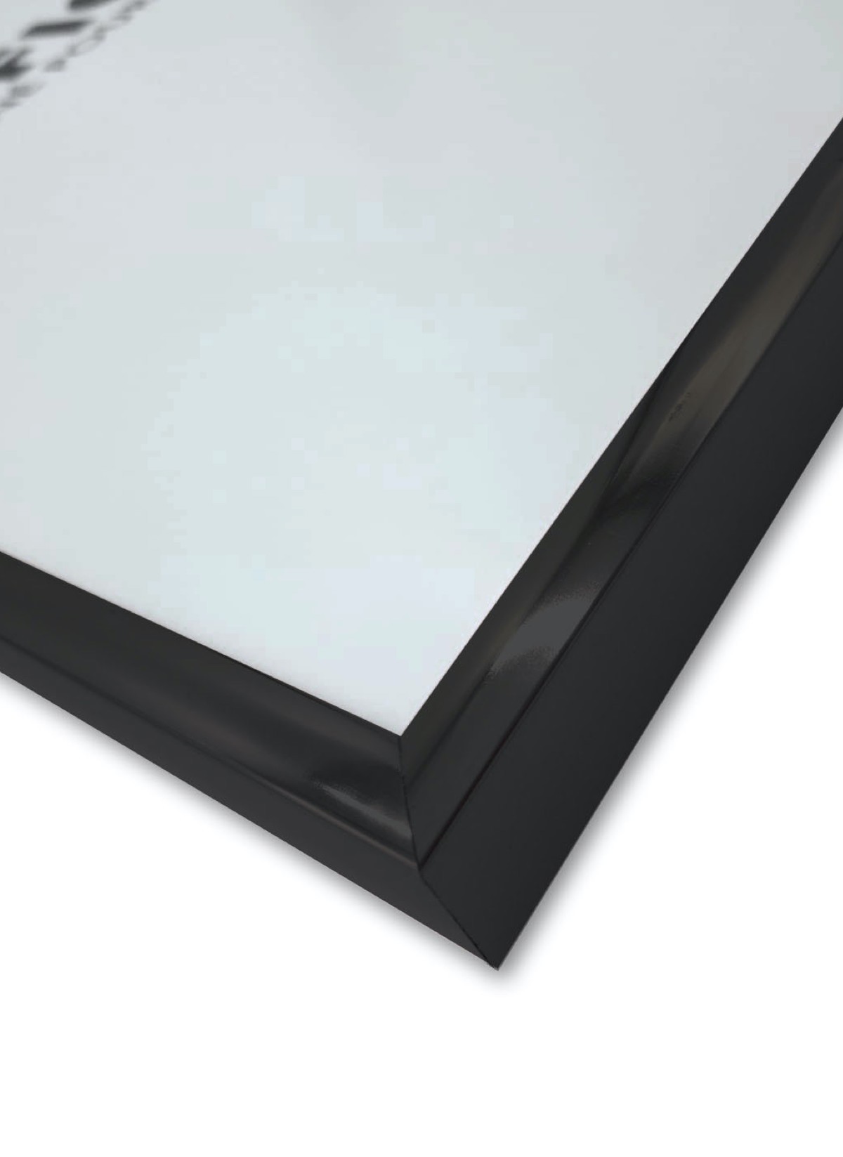 profilé en Aluminium Snapezo Cadre d'affiche Noir 33x98 cm Cadre à Pression à Chargement Frontal 