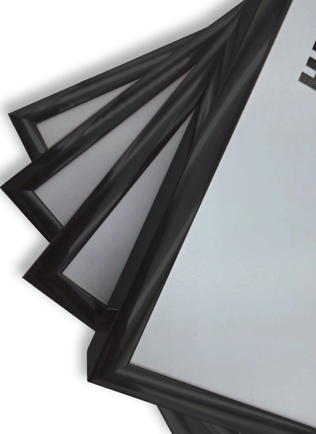 TPAC cadre photo aluminium, noir, A4