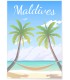 Affiche Maldives