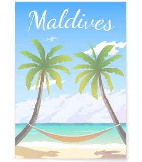 Affiche Maldives