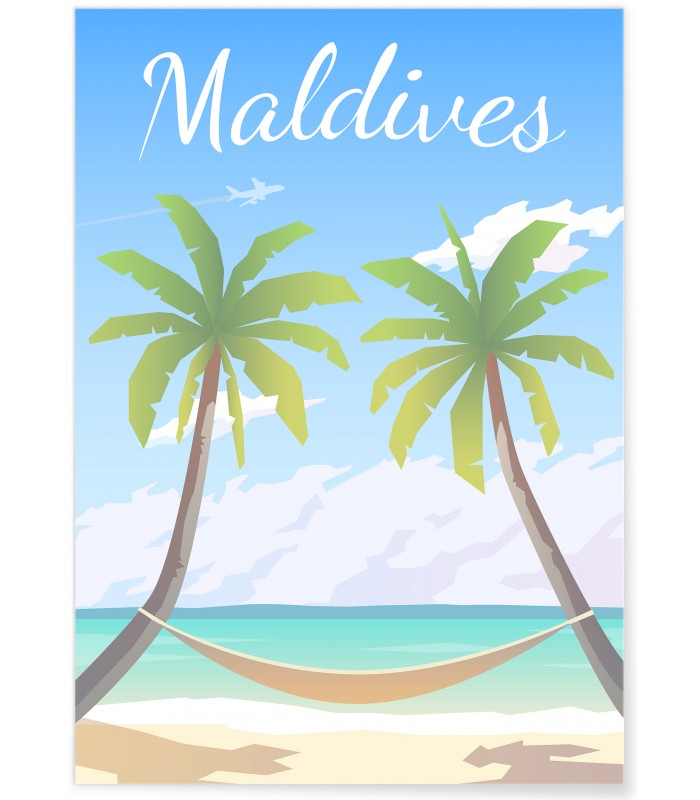 Affiche Maldives