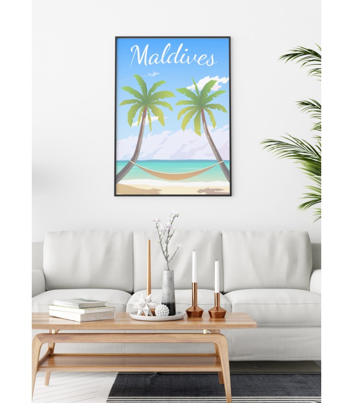 Affiche Maldives