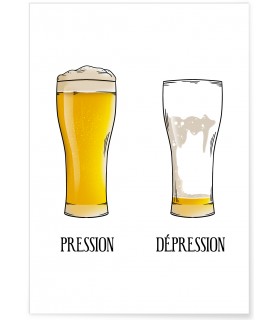 Affiche "Pression/Dépression"