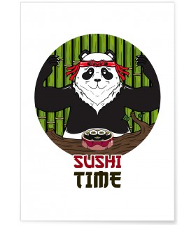Affiche Sushi Time