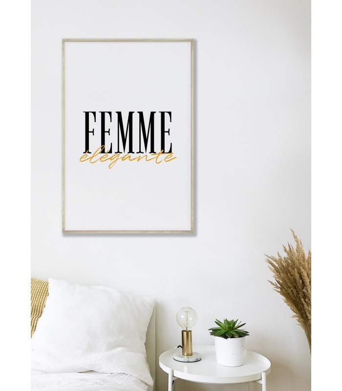 Affiche Femme élégante