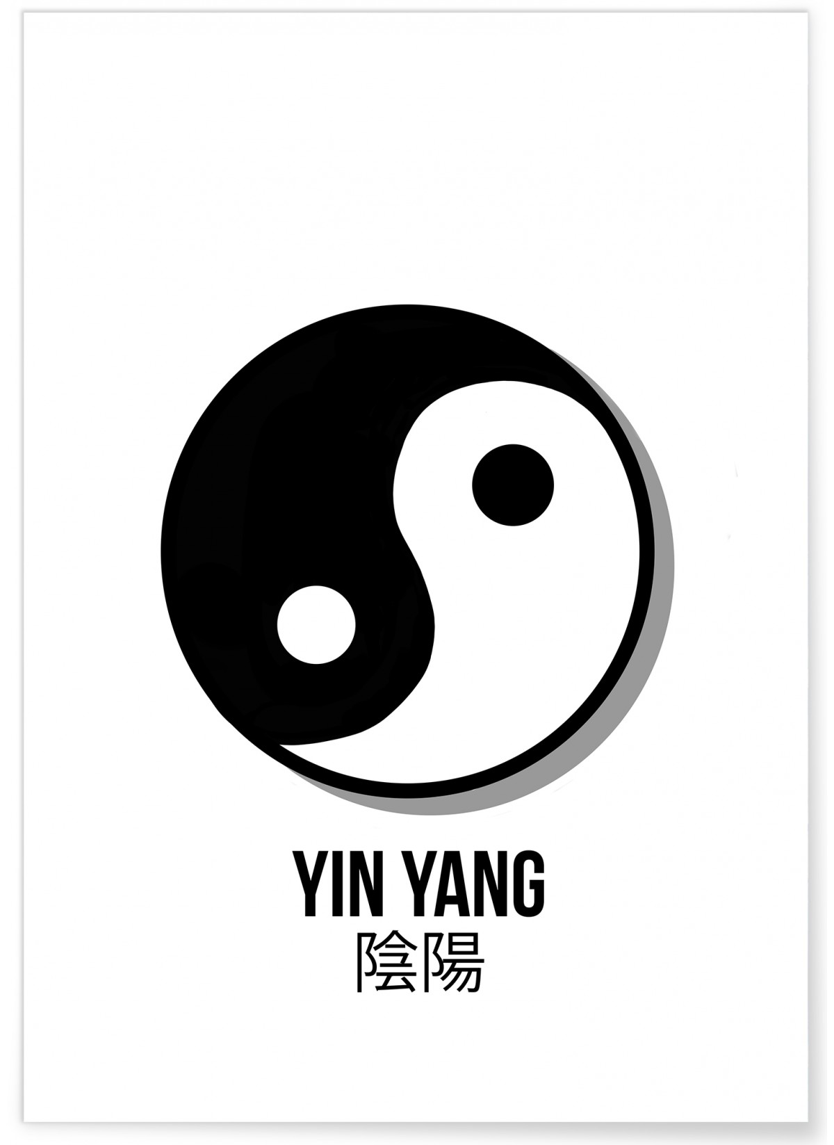 Affiche Yin Yang