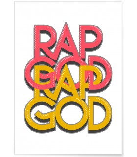 Affiche "Rap God"
