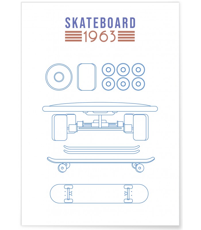 Affiche Skate brevet