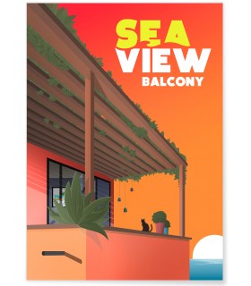 Affiche Sea View Balcony
