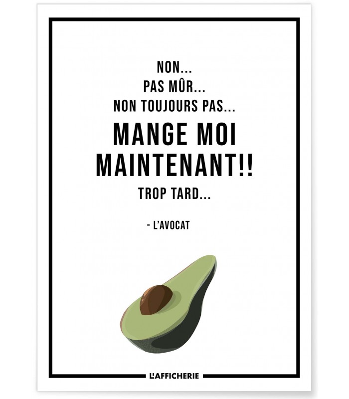 Affiche Avocat