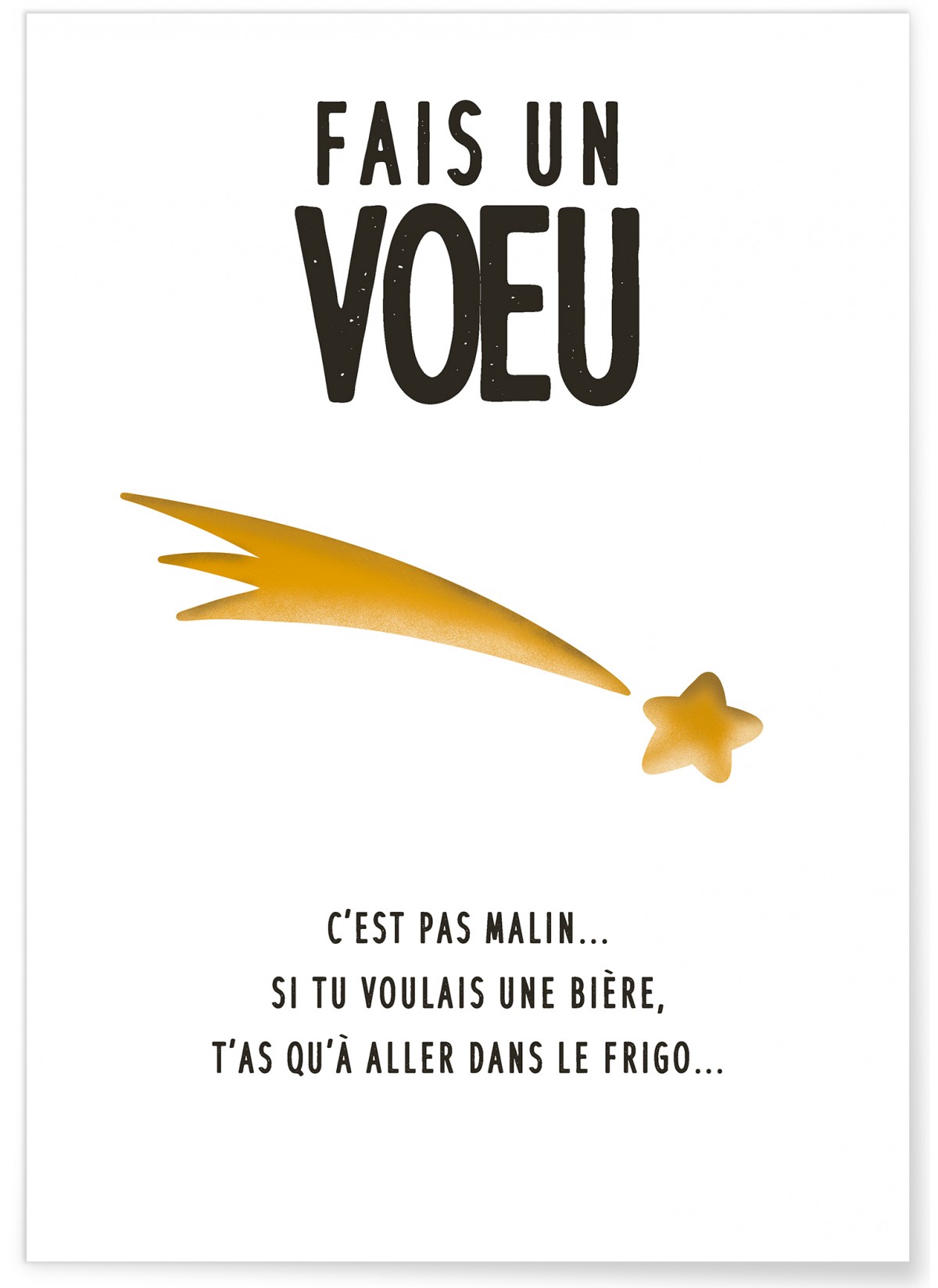 Affiche "Fais un voeu"