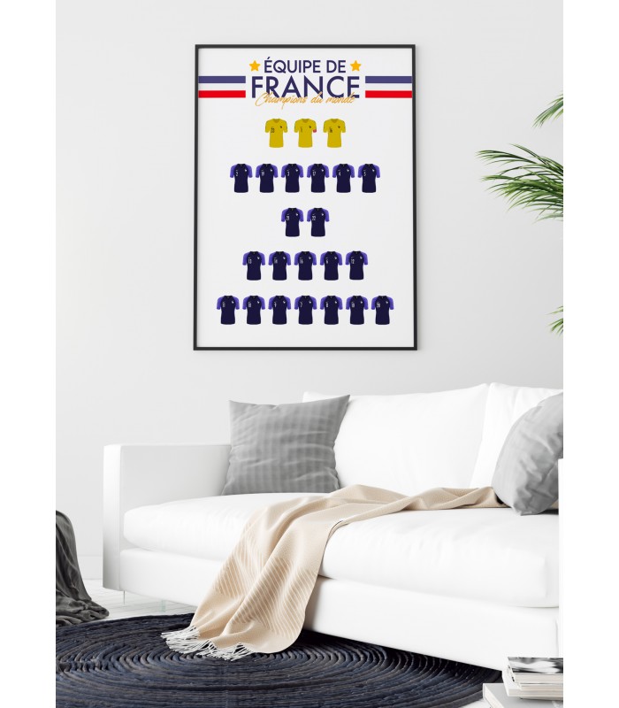 Affiche Champions du monde 2018