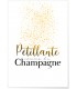 Poster "Pétillante comme du champagne"