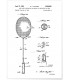 Affiche Brevet raquette badminton