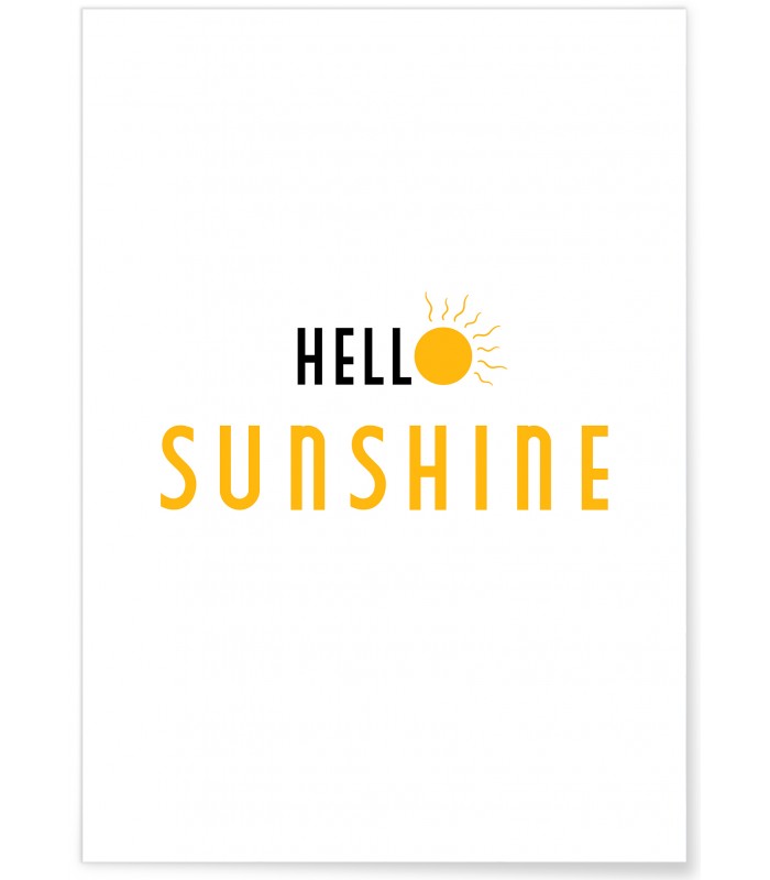 Affiche Hello Sunshine