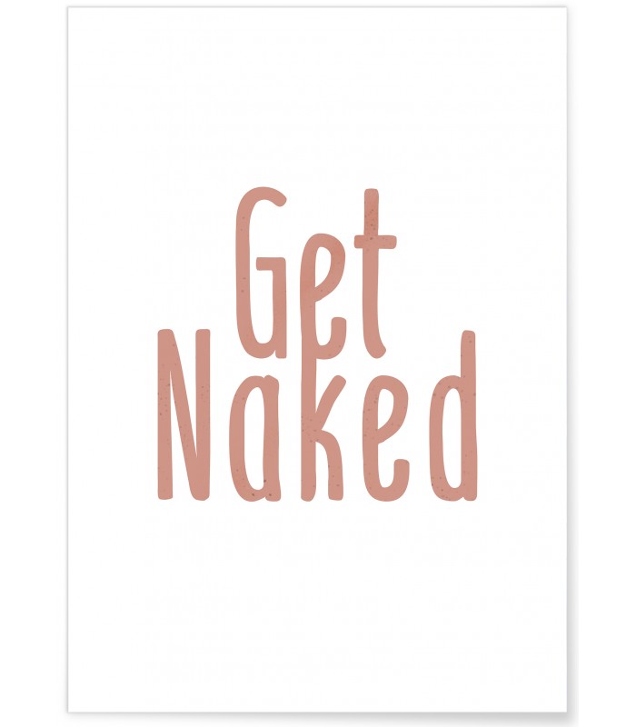 Affiche Get Naked