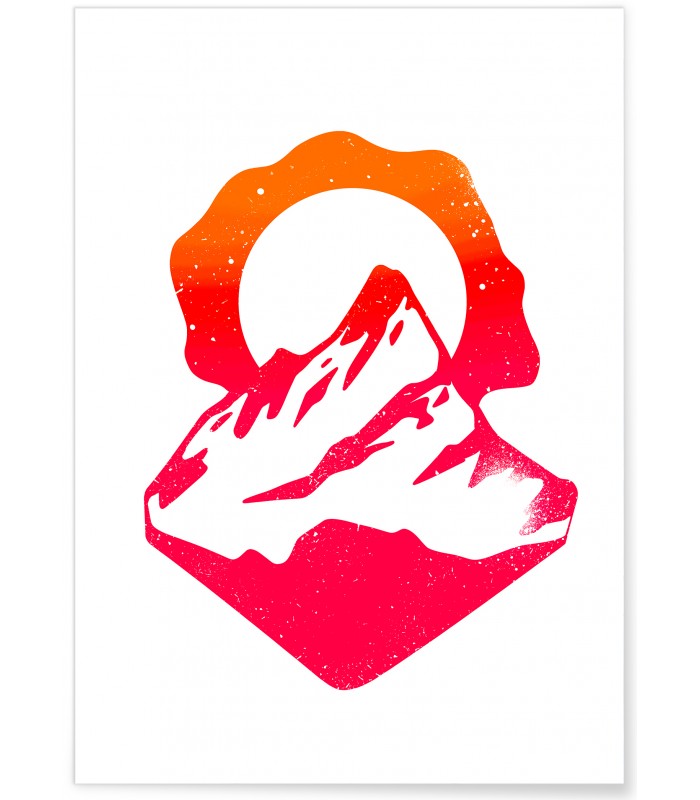 Poster Graphic Mountain