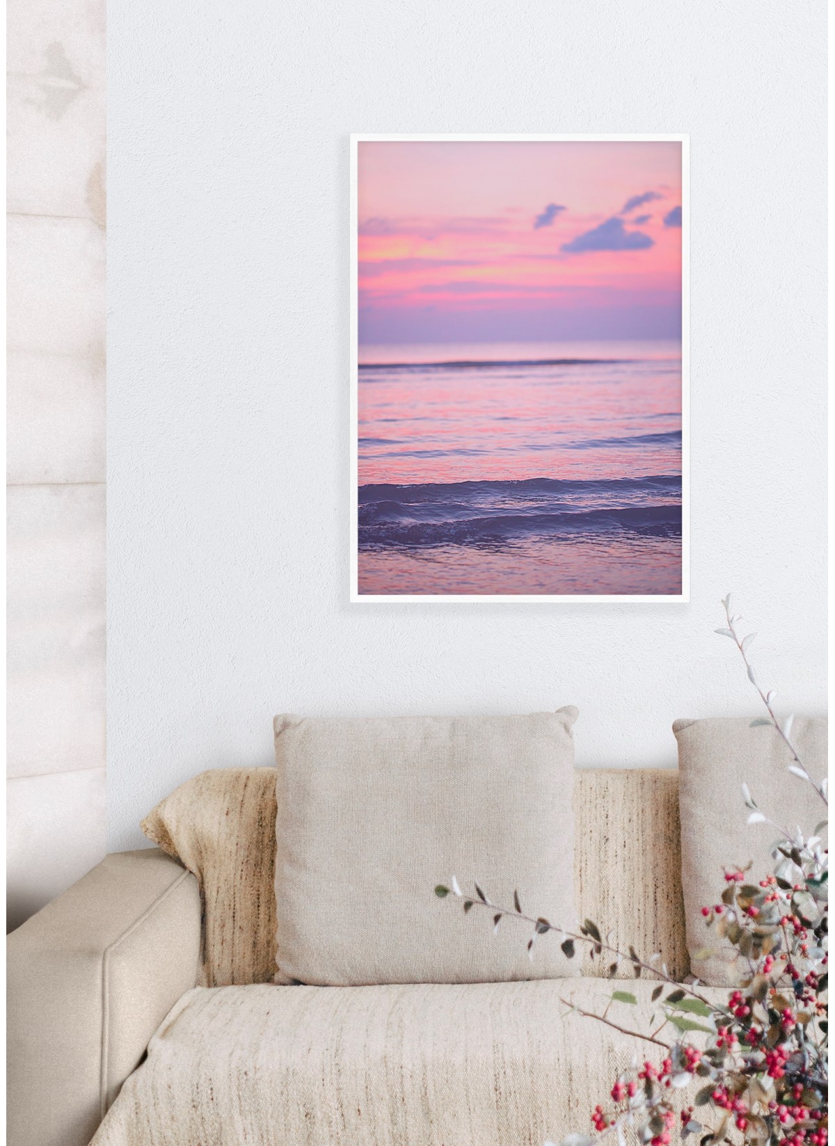 Affiche Nature Ciel Rose 3