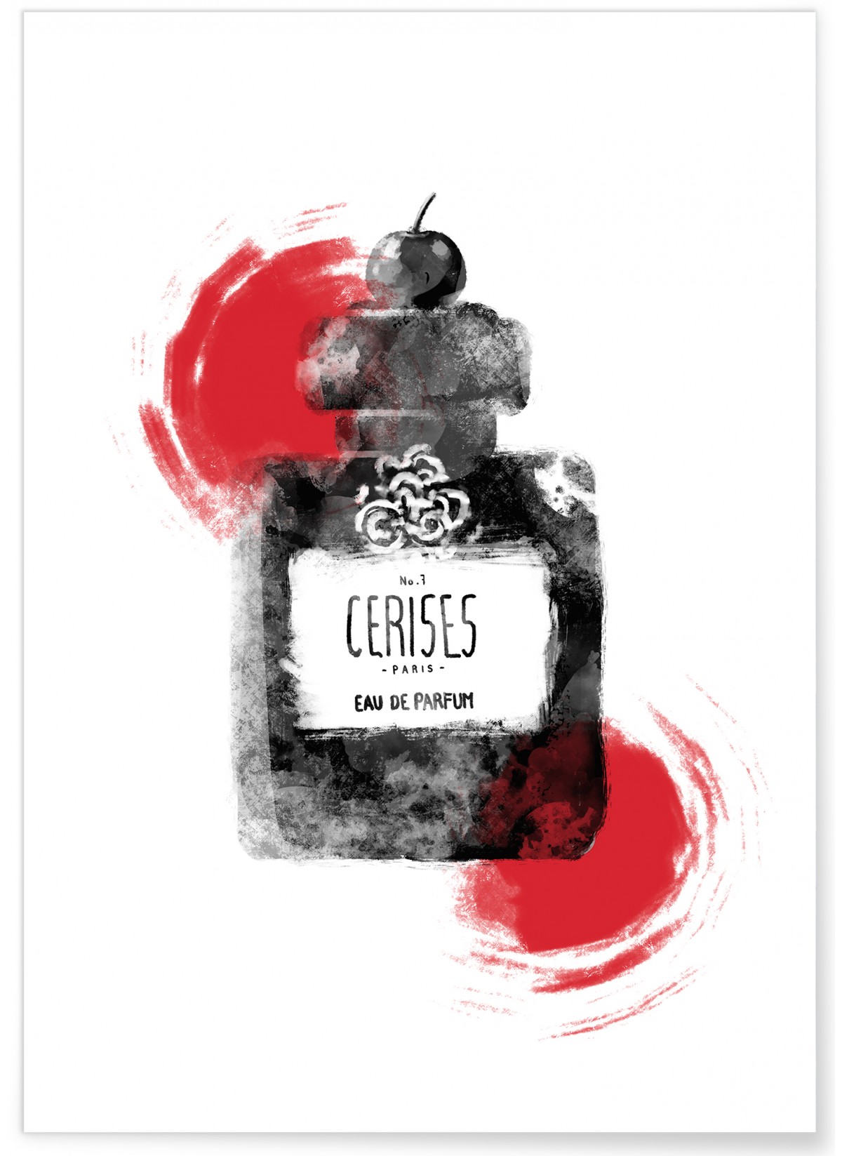 Affiche Eau de parfum Cerise
