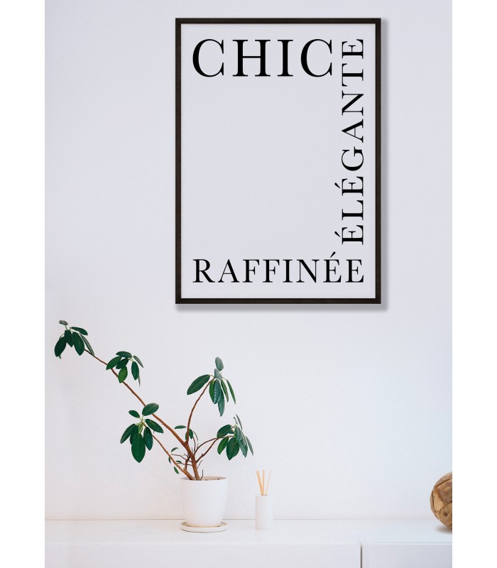 Affiche Chic, Élégante, Raffinée