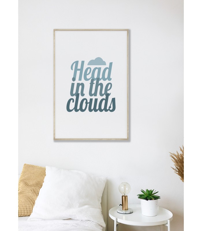 Affiche Head in the clouds