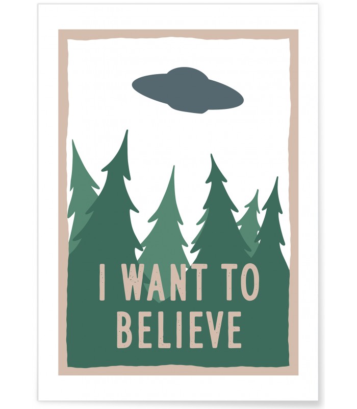 Poster I Want To Believe