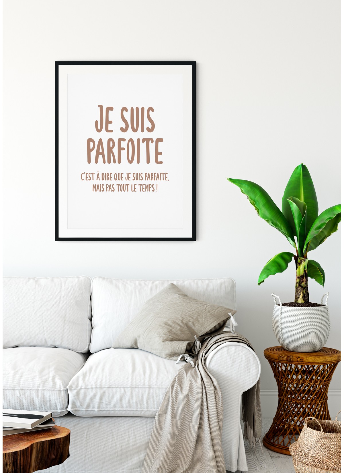 Affiche "Je suis parfoite..."