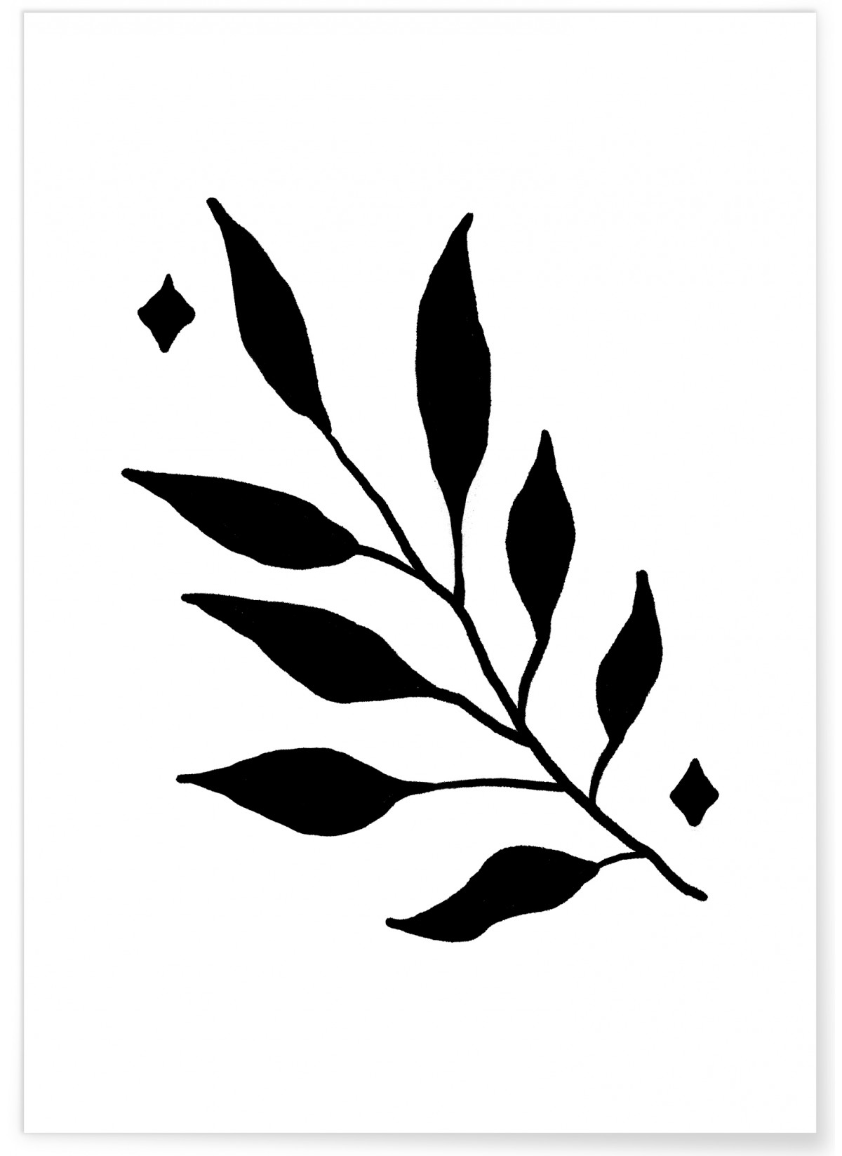 Affiche Abstract Flower 2