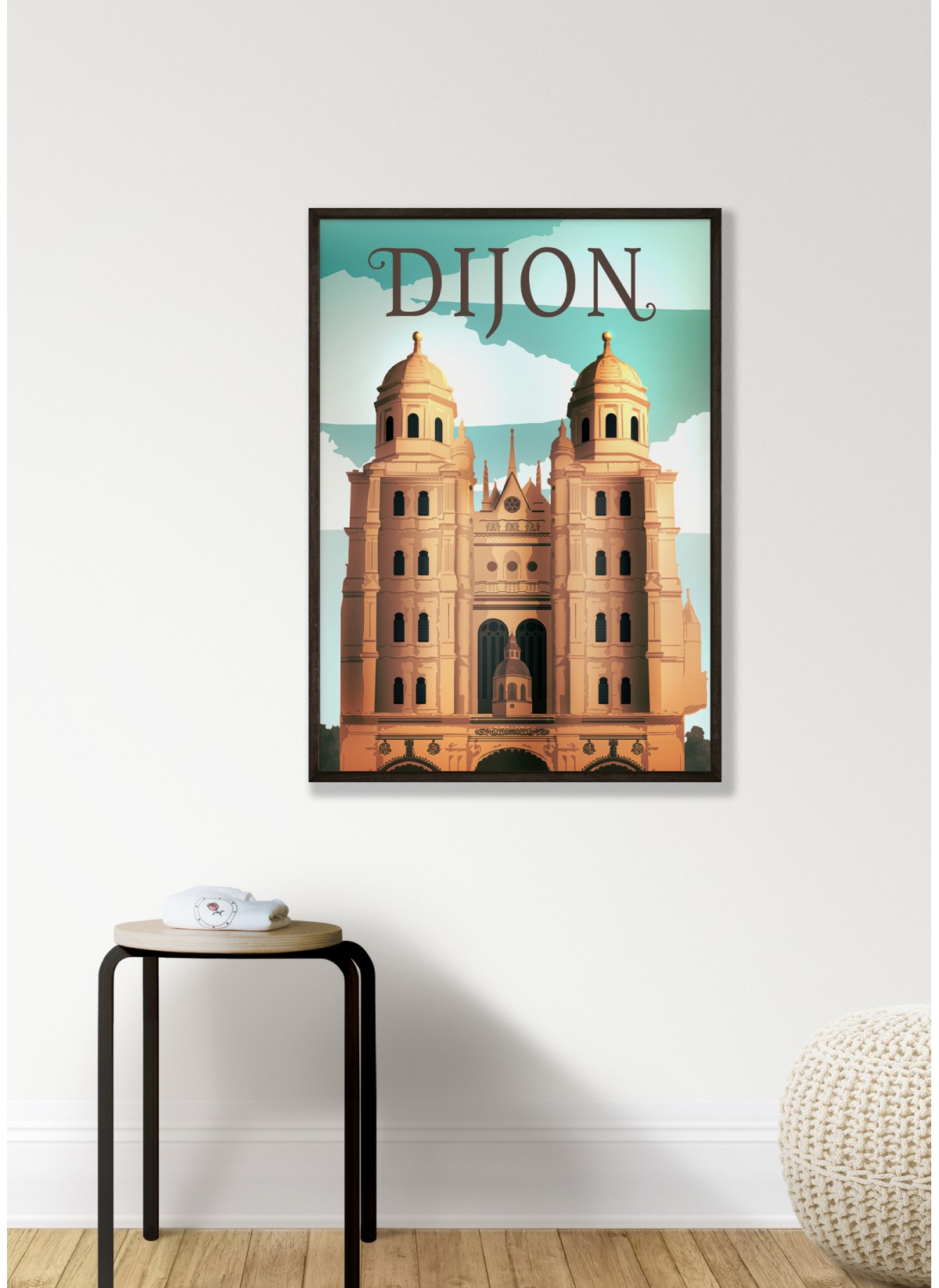 Affiche Dijon, idée cadeau L’Afficherie